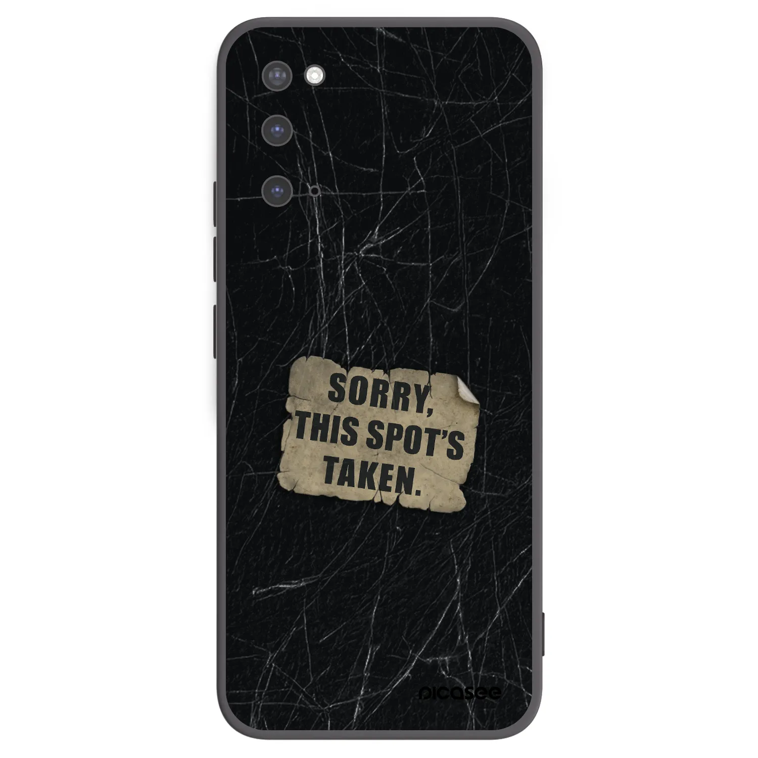 Picasee husă neagră din silicon pentru Samsung Galaxy S20 G980F - SORRY