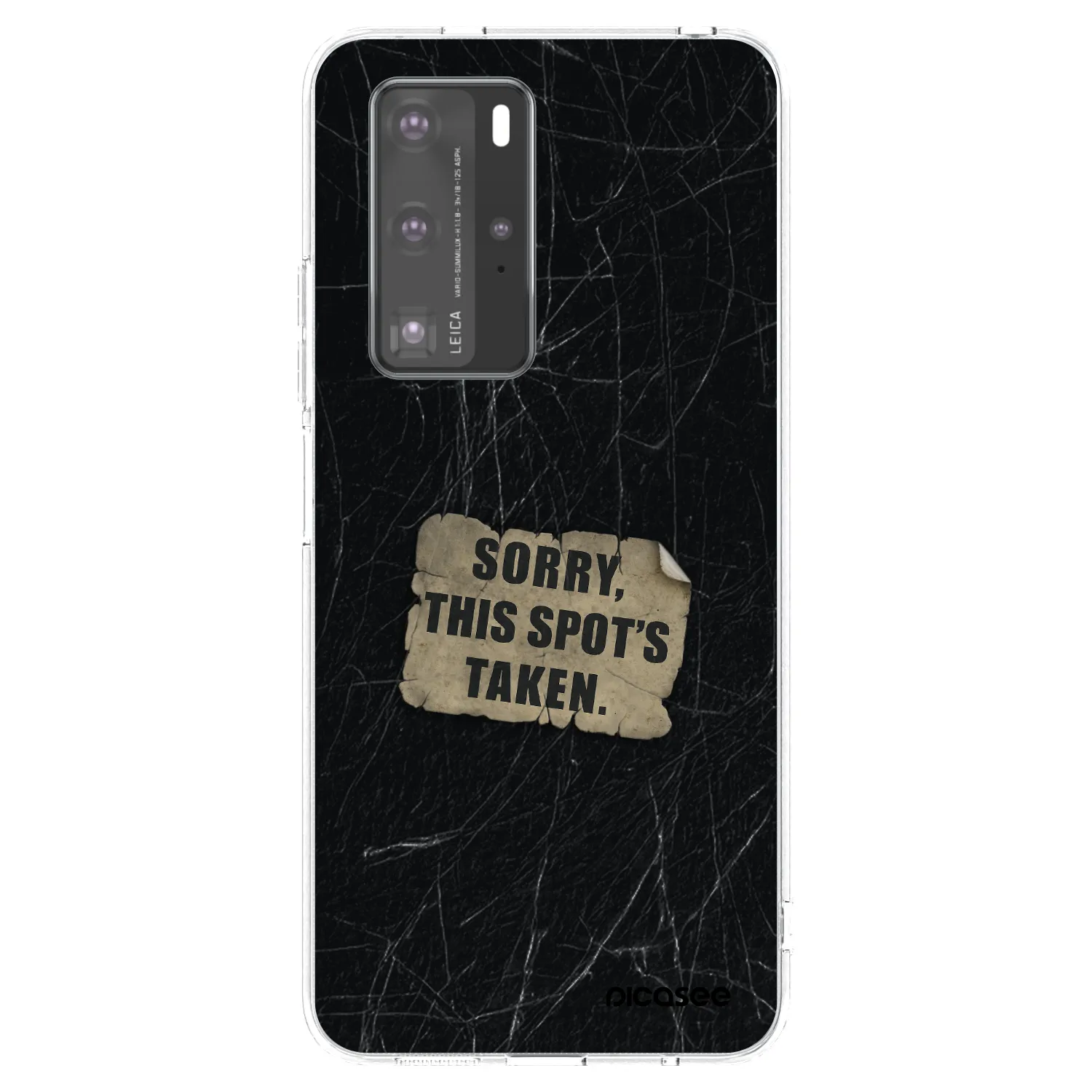 Picasee husă transparentă din silicon pentru Huawei P40 Pro - SORRY