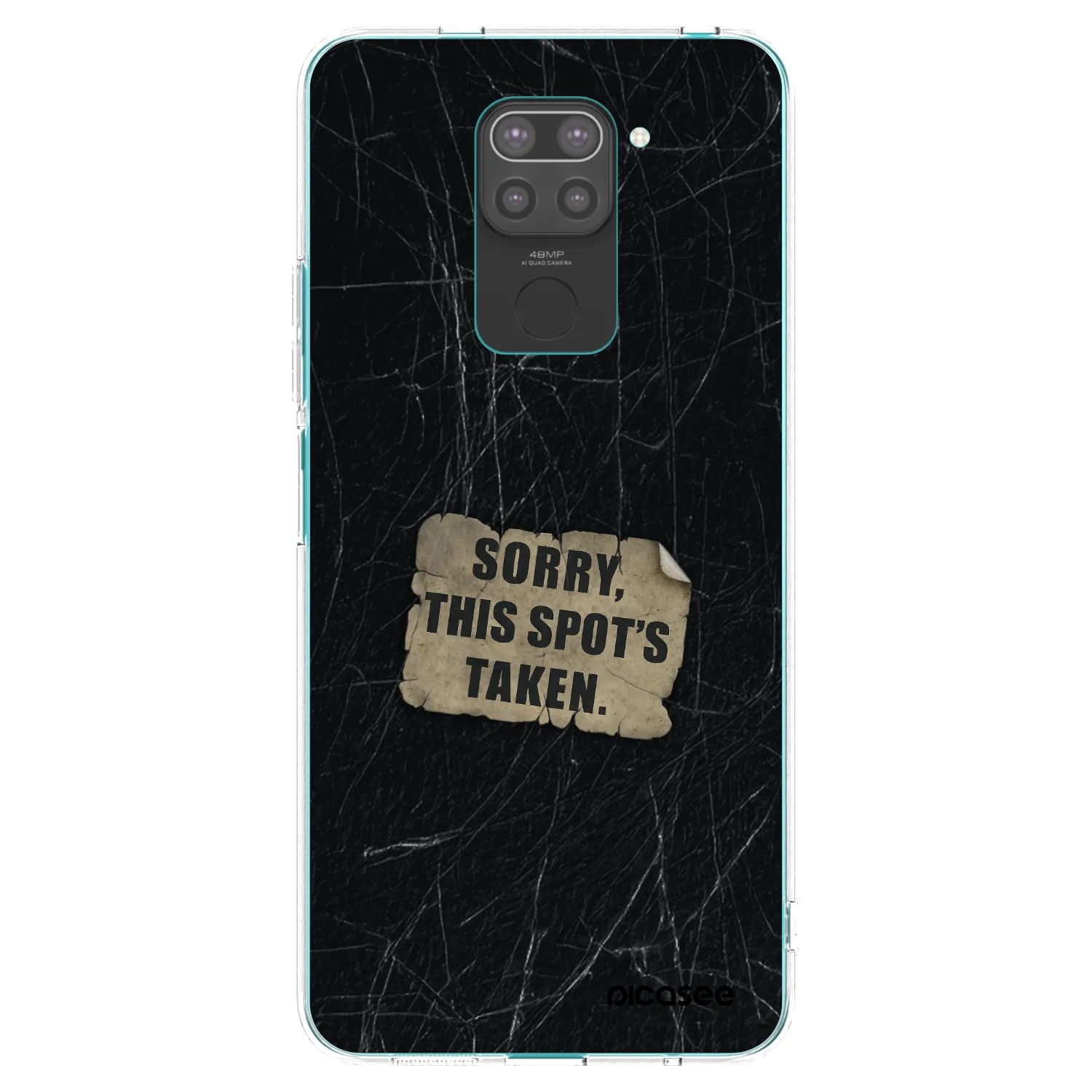 Picasee husă neagră din silicon pentru Xiaomi Redmi Note 9 - SORRY