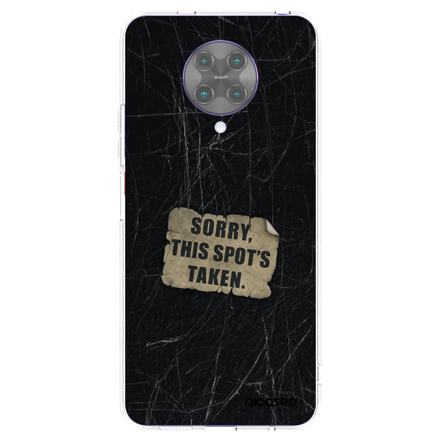 Picasee husă transparentă din silicon pentru Xiaomi Poco F2 Pro - SORRY