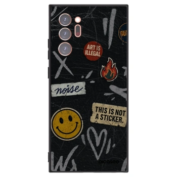Picasee husă neagră din silicon pentru Samsung Galaxy Note 20 Ultra - STICKERS x TAGS