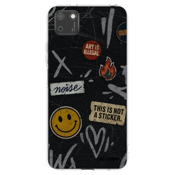 Picasee husă transparentă din silicon pentru Huawei Y5P - STICKERS x TAGS