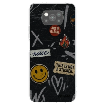 Picasee husă neagră din silicon pentru Xiaomi Poco X3 - STICKERS x TAGS