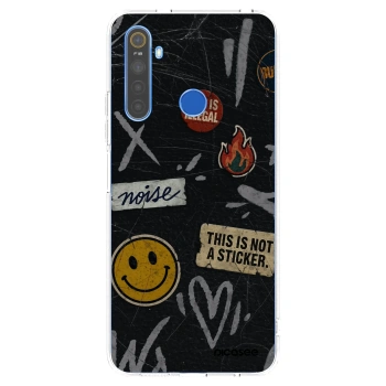 Picasee husă transparentă din silicon pentru Realme 5 - STICKERS x TAGS