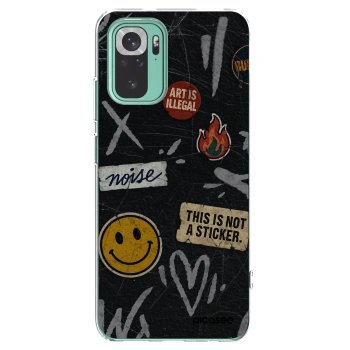 Picasee husă transparentă din silicon pentru Xiaomi Redmi Note 10 Pro - STICKERS x TAGS