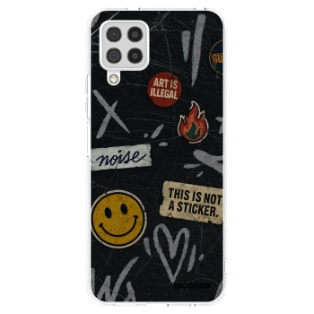Picasee husă transparentă din silicon pentru Samsung Galaxy A22 A225F 4G - STICKERS x TAGS
