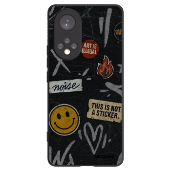 Picasee husă neagră din silicon pentru Honor 50 5G - STICKERS x TAGS