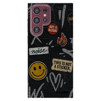Picasee husă transparentă din silicon pentru Samsung Galaxy S22 Ultra 5G - STICKERS x TAGS