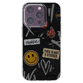 Picasee husă transparentă din silicon pentru Apple iPhone 14 Pro - STICKERS x TAGS