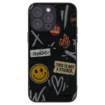 Picasee ULTIMATE CASE pentru Apple iPhone 14 Pro Max - STICKERS x TAGS