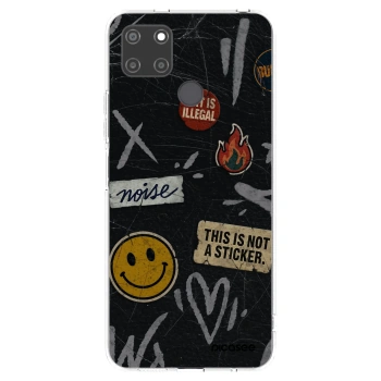 Picasee husă transparentă din silicon pentru Realme C21Y - STICKERS x TAGS