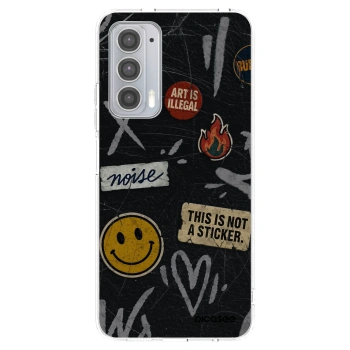 Husă pentru Motorola Edge 20 - STICKERS x TAGS