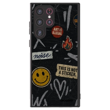 Picasee ULTIMATE CASE PowerShare pentru Samsung Galaxy S22 Ultra 5G - STICKERS x TAGS