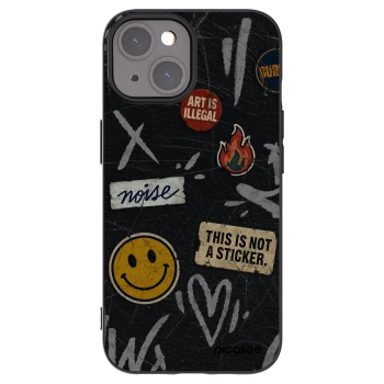 Picasee husă neagră din silicon pentru Apple iPhone 15 - STICKERS x TAGS