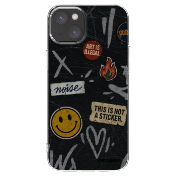 Picasee husă transparentă din silicon pentru Apple iPhone 15 Plus - STICKERS x TAGS