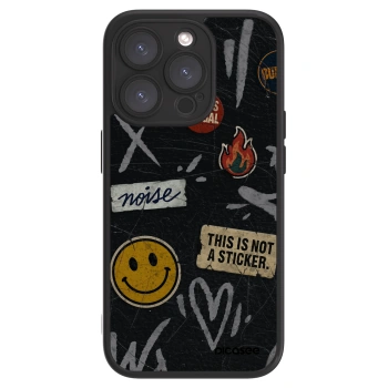 Picasee ULTIMATE CASE MagSafe pentru Apple iPhone 15 Pro - STICKERS x TAGS