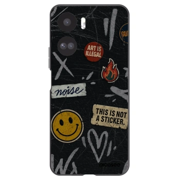 Picasee husă neagră din silicon pentru Honor 90 Lite 5G - STICKERS x TAGS