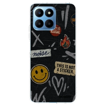 Picasee husă transparentă din silicon pentru Honor 70 Lite - STICKERS x TAGS