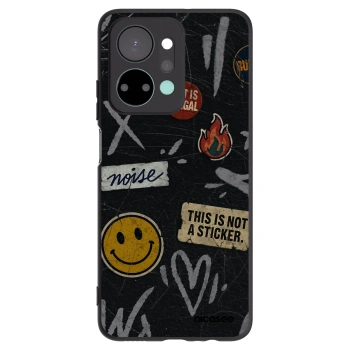 Picasee husă neagră din silicon pentru Honor X7a - STICKERS x TAGS