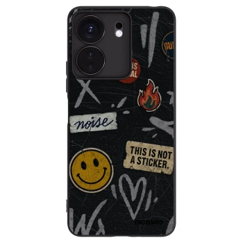 Picasee husă neagră din silicon pentru Xiaomi Redmi 13C 4G - STICKERS x TAGS