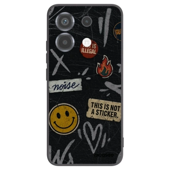 Picasee husă neagră din silicon pentru Xiaomi Poco X6 - STICKERS x TAGS