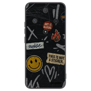 Picasee husă neagră din silicon pentru Honor Magic6 Lite 5G - STICKERS x TAGS