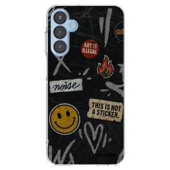 Picasee husă transparentă din silicon pentru Samsung Galaxy A15 A156B 5G - STICKERS x TAGS
