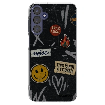 Picasee husă transparentă din silicon pentru Samsung Galaxy A15 A155F 4G - STICKERS x TAGS