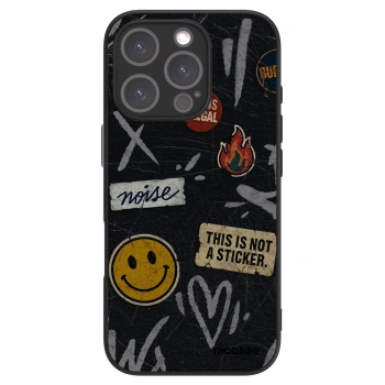 Picasee ULTIMATE CASE MagSafe pentru Apple iPhone 16 Pro - STICKERS x TAGS