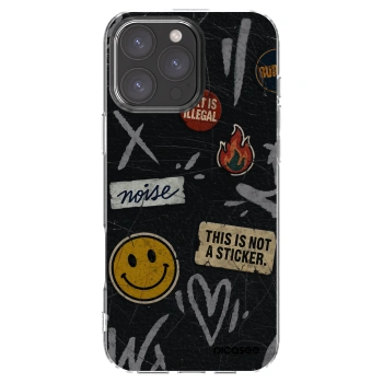 Picasee husă transparentă din silicon pentru Apple iPhone 16 Pro Max - STICKERS x TAGS