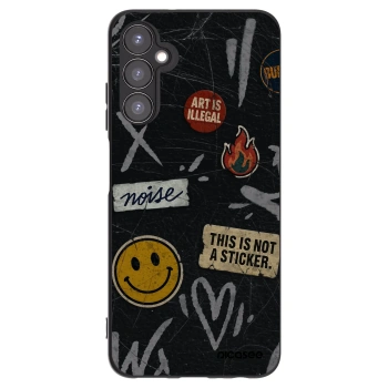 Picasee husă neagră din silicon pentru Samsung Galaxy A05s A057G - STICKERS x TAGS