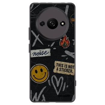 Picasee husă neagră din silicon pentru Xiaomi Redmi A3 - STICKERS x TAGS