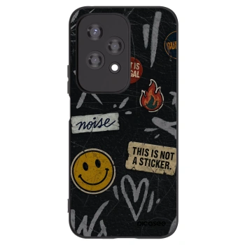 Picasee husă neagră din silicon pentru Honor 200 Lite - STICKERS x TAGS