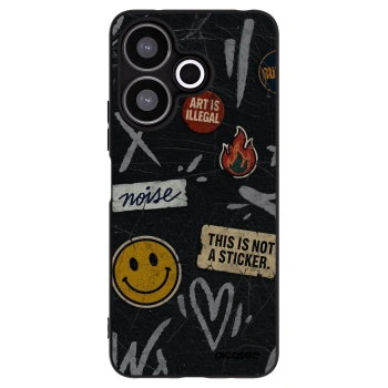 Picasee husă neagră din silicon pentru Xiaomi Redmi 13 4G - STICKERS x TAGS