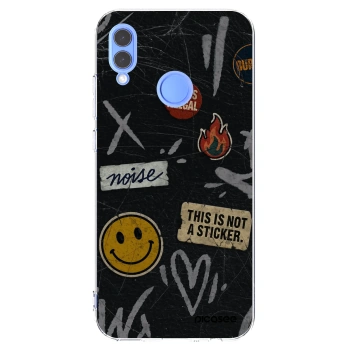 Picasee husă transparentă din silicon pentru Honor 10 Lite - STICKERS x TAGS