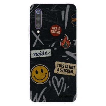 Picasee husă transparentă din silicon pentru Xiaomi Mi 9 - STICKERS x TAGS