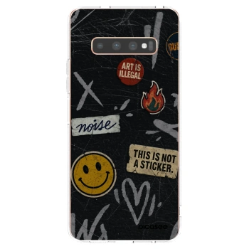 Picasee husă transparentă din silicon pentru Samsung Galaxy S10 Plus G975 - STICKERS x TAGS