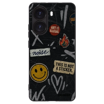 Picasee husă neagră din silicon pentru Xiaomi Poco X7 Pro 5G - STICKERS x TAGS