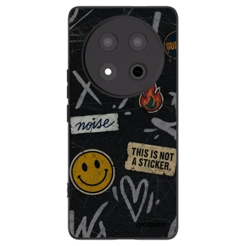 Picasee husă neagră din silicon pentru Honor Magic7 Lite 5G - STICKERS x TAGS