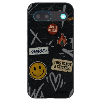 Picasee husă neagră din silicon pentru Google Pixel 8 - STICKERS x TAGS