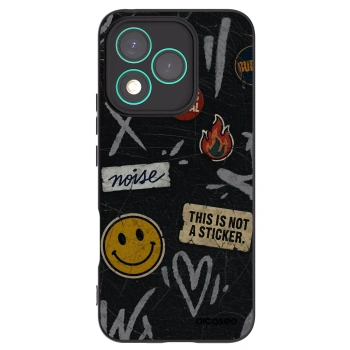 Picasee husă neagră din silicon pentru Honor 400 Lite 5G - STICKERS x TAGS