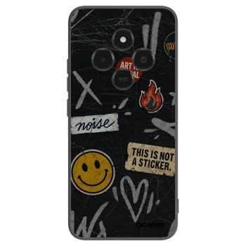 Picasee husă neagră din silicon pentru Xiaomi Poco C75 - STICKERS x TAGS
