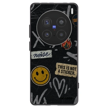 Picasee husă neagră din silicon pentru Vivo X200 Pro - STICKERS x TAGS