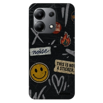 Picasee Fashion Case pentru Xiaomi Redmi Note 13 4G - STICKERS x TAGS