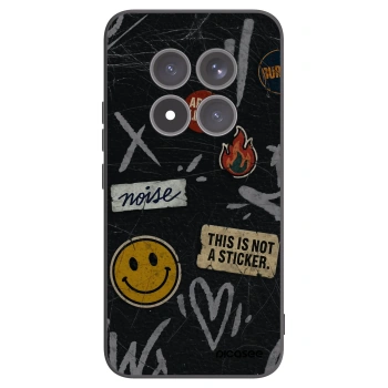 Picasee husă neagră din silicon pentru Xiaomi Redmi Note 15 Pro+ - STICKERS x TAGS