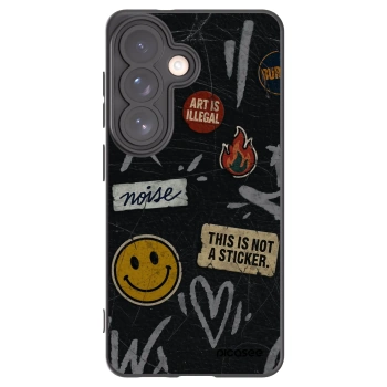 Picasee husă neagră din silicon pentru Samsung Galaxy S26 - STICKERS x TAGS