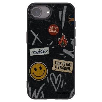 Picasee husă neagră din silicon pentru Apple iPhone 17e - STICKERS x TAGS