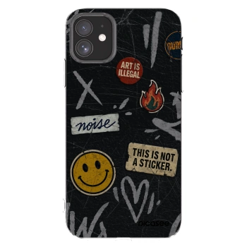 Picasee husă transparentă din silicon pentru Apple iPhone 11 - STICKERS x TAGS