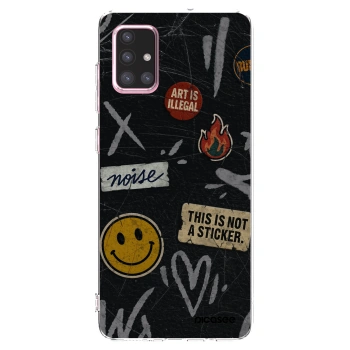Picasee husă transparentă din silicon pentru Samsung Galaxy A71 A715F - STICKERS x TAGS