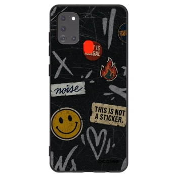 Picasee husă neagră din silicon pentru Samsung Galaxy A21s - STICKERS x TAGS